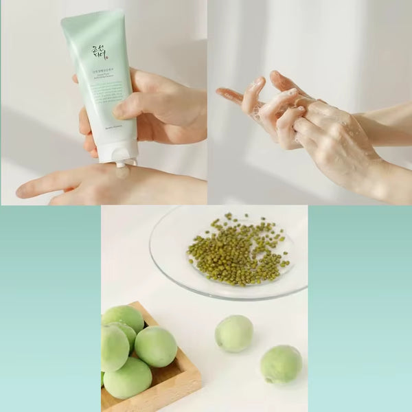 Fresh Green Plum Facial Cleanser Cleanses the Skin Leaving It Pure and Clear Green Plum Refreshing Gel Cleanser