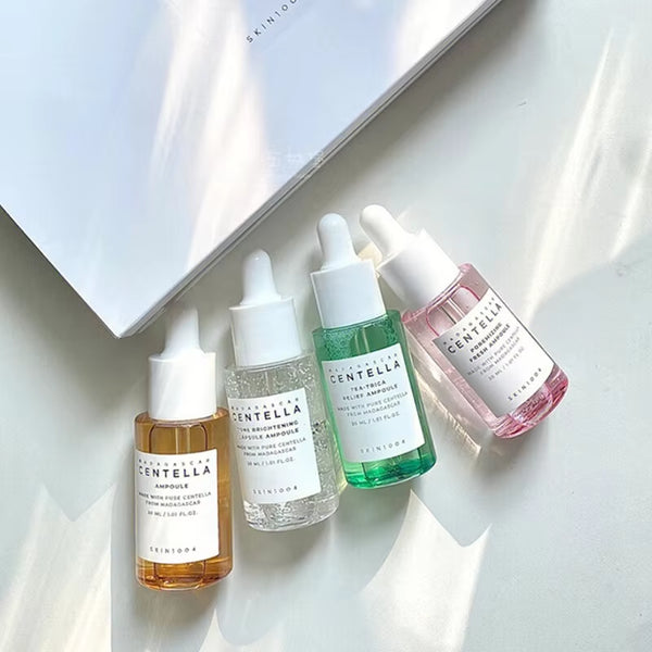Skin1004 Angel Skin Care Centella Four-Color Repair Essence Ampoule Facial Whitening and Moisturizing Korean Skin Care Products
