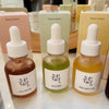 the 4-Color Essence Propolis Green Tea Rice Bran Ginseng Shrink Pores VC Essence Soothe Moisturize Brighten
