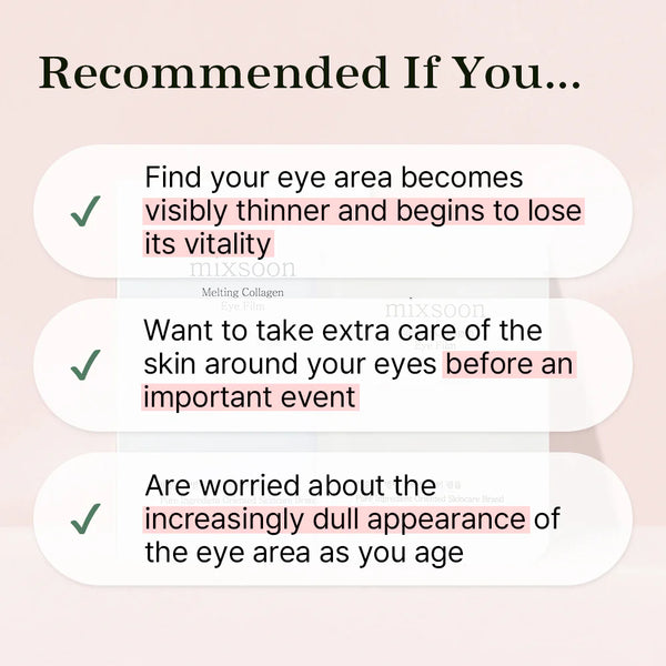 Mixsoon Melting Collagen Eye Film