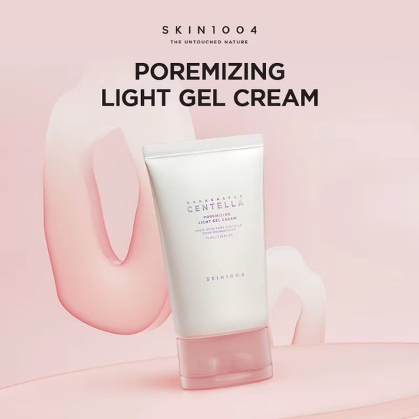 SKIN1004 Madagascar Centella Poremizing Light Gel Cream 75Ml Pores Care Deep Hydration Facial Creams Skincare Beauty Products