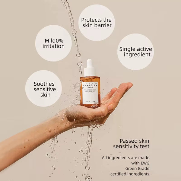 Korean Centella Skincare Ampoule Toner Cleanser Face Serum Cleaning Oil and Moisturizer Cream Skincare Kit Original Products Set