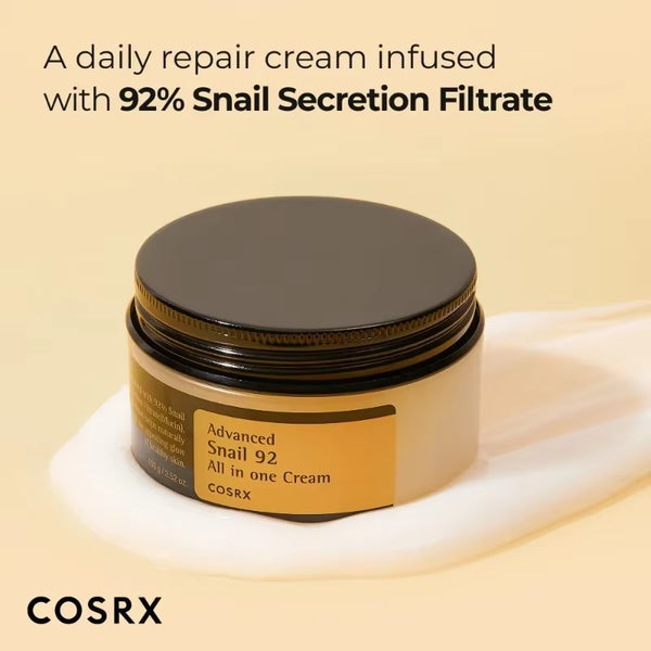 Original Snail Mucin 92% Moisturizer Daily Repair Face Gel Cream Soothes Damaged Barrier Moisturizing Serum Skin Face Repair