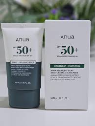 Anua Heartleaf + Panthenol Silky Moisture Sun Cream