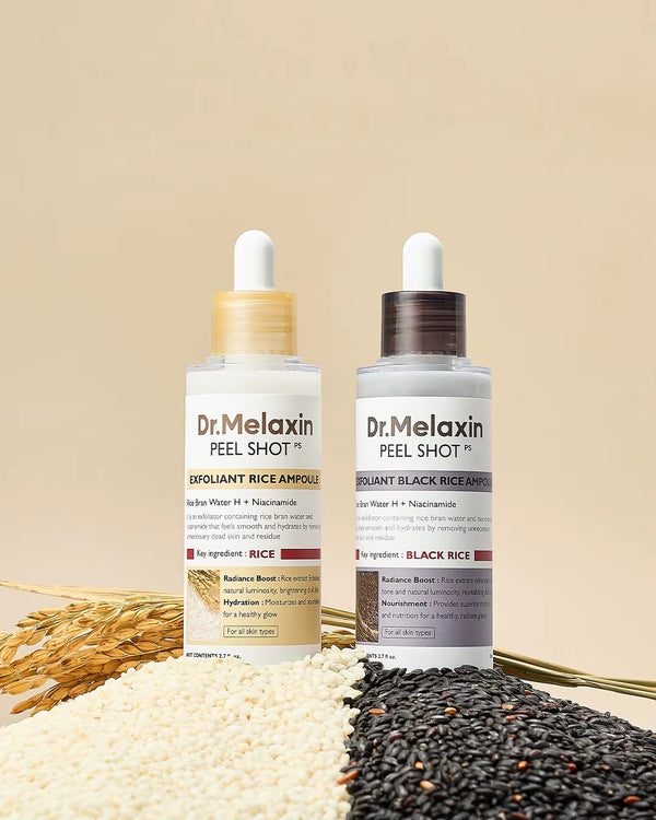 Dr. Melaxin Rice Exfoliating Serum Facial Moisturizing Soften Serum Blackhead Removal Hydrating Pore Shrinking Korean Skin Care