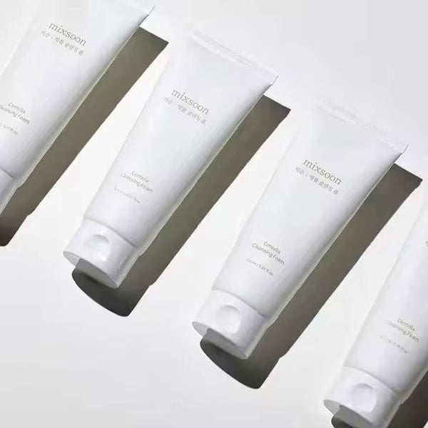 Mixsoon Centella Cleansing Foam Korean Facial Cleanser Delicate Foam Deep Cleansing Oil Control Soothing and Moisturizating