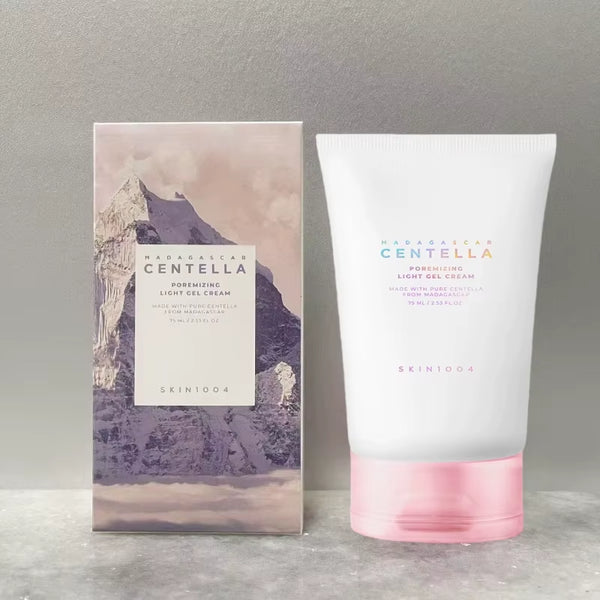 SKIN1004 Madagascar Centella Poremizing Light Gel Cream 75Ml Pores Care Deep Hydration Facial Creams Skincare Beauty Products