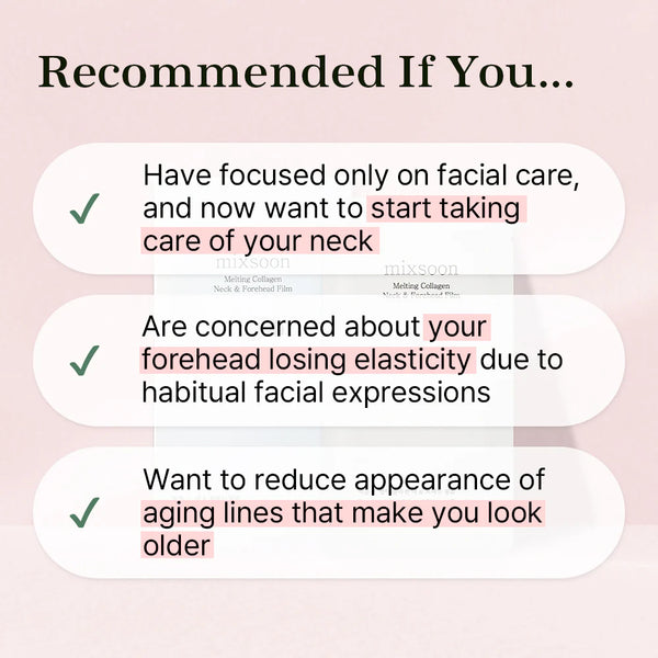 Mixsoon Melting Collagen Neck & Forehead Film