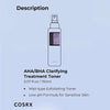 AHA/BHA Clarifying Treatment Toner 150Ml Exfoliating Facial Serum Moisturizing Smooth Korean Cosmetics
