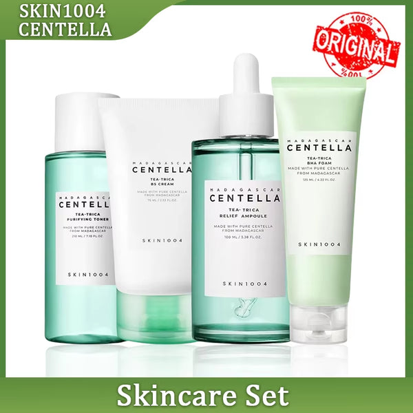 New Skin1004 Centella Asiatica Toner Cleanser Facial Serum Cleansing Oil & Moisturizer Skincare Set Original Products