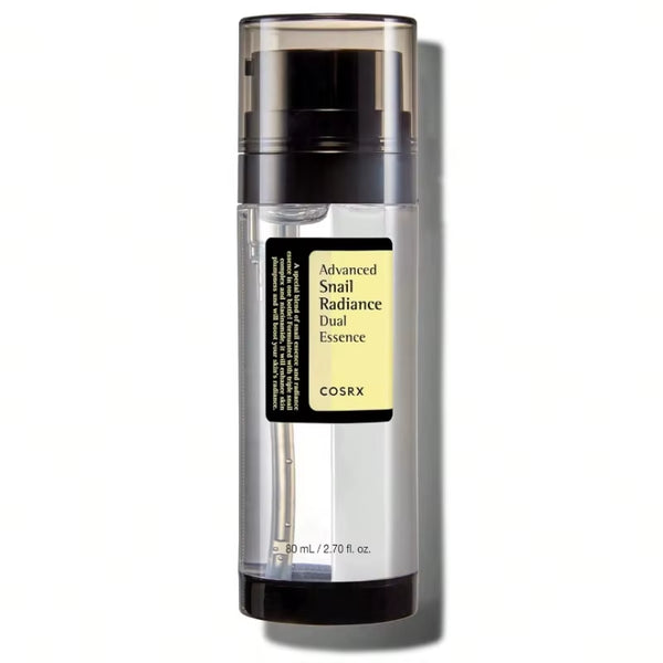 COSRX Niacinamide 5%+Snail Mucin 74% Dual Essence Advanced Snail Radiance Hydrating anti Aging Face Serum Korean Skin Care 80Ml