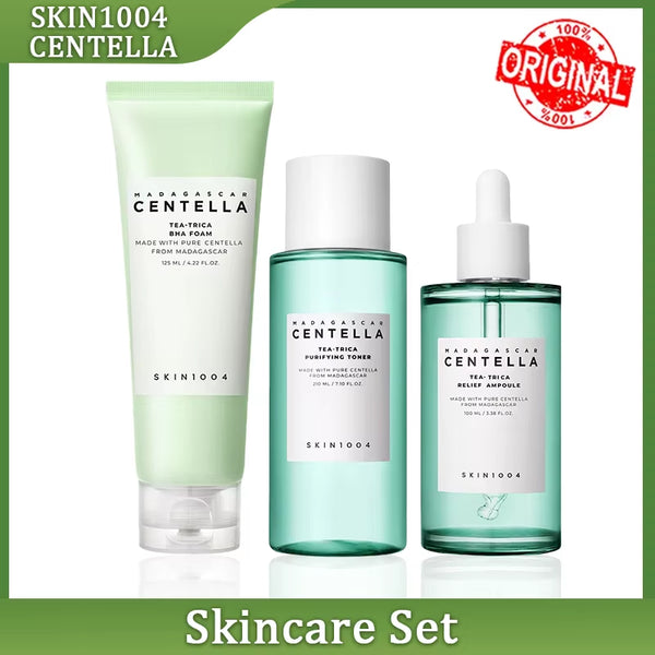 New Skin1004 Centella Asiatica Toner Cleanser Facial Serum Cleansing Oil & Moisturizer Skincare Set Original Products